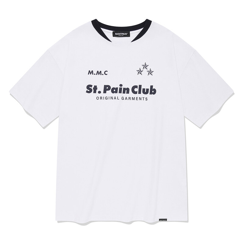 SP M.M.C 엠블럼 더블립 티셔츠-화이트