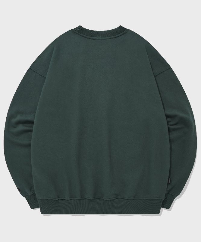 SP MARY CREW NECK-FOREST GREEN