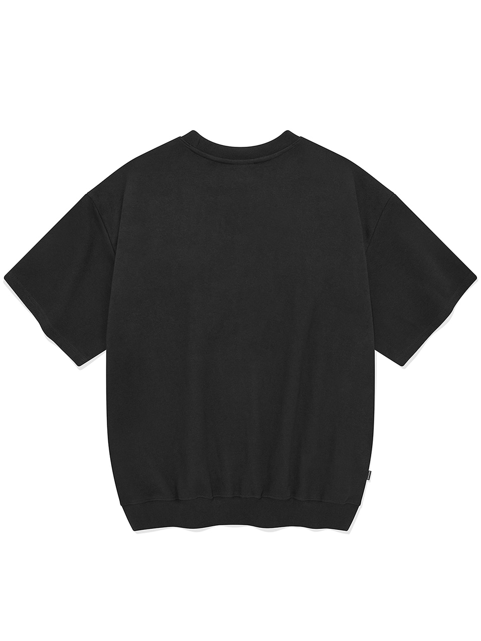 SP 에슬레틱 숏 스웨트 셔츠-블랙