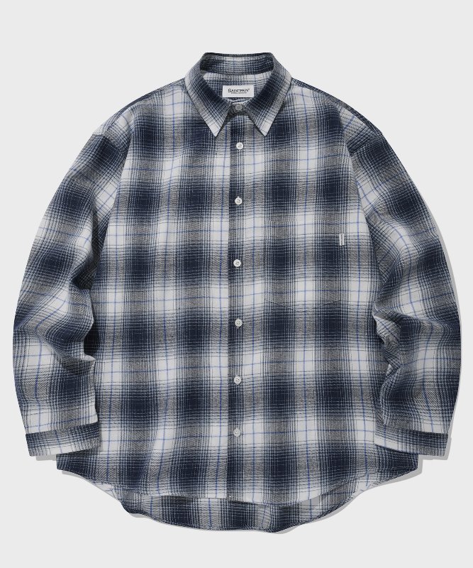 SP OMBRE CHECK OVER SHIRTS
